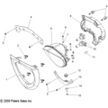 Bezel, Headlight by Polaris