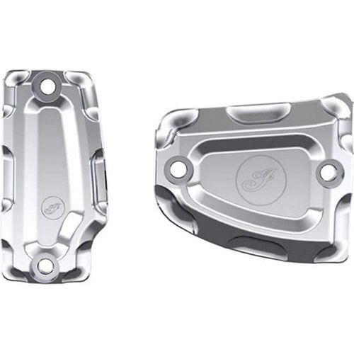 Billet Master Cylinder Covers - Chrome by Polaris