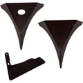 Black Cheese Wedge Package Flat Black with Throttle Body Cover by Witchdoctors