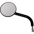 Black Viewtech 7 Standard 3-1/4 Round Mirror Left Side By Joker Machine
