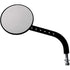 Black Viewtech 7 Standard 3-1/4 Round Mirror Left Side By Joker Machine 03-016L Perch Mount Mirrors