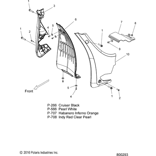 Body, Chin Fairing - 2017 Victory Magnum/Magnum X-1 All Options Schematic 298 OEM Schematic