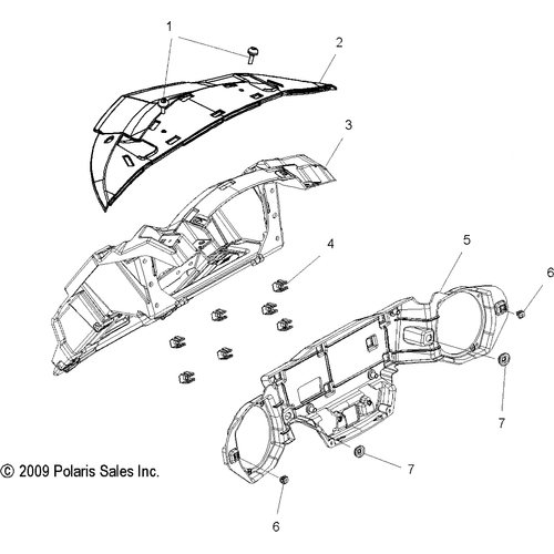 Body, Dash, Inner - 2015 Victory Cross Country/Touring All Options - V15Cw/Db/Dw/Tw36 Schematic 1341 OEM Schematic