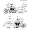 Body, Decals - 2012 Victory Cross Country All Options - V12Tw36/Dw36/Kw36
