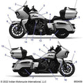 Body, Decals/Emblems All Options - 2022 Indian Pursuit Dark Horse / Dark Horse Premium