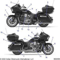 Body, Decals/Emblems All Options - 2022 Indian Pursuit Limited / Limited Premium