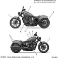 Body, Decals/Emblems/Badges All Options - 2022 Indian Chief Dark Horse 116