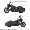 Body, Emblems And Decals N21tjdbb/N21tjddb - 2021 Indian Springfield Dark Horse