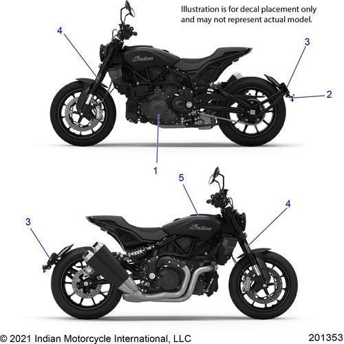 Body, Emblems/Decals - 2022 Indian Ftr 1200 Schematic-21232 OEM Schematic