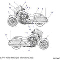 Body, Emblems/Decals All Options - 2020 Indian Chieftain Dark Horse