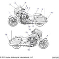 Body, Emblems/Decals All Options - 2020 Indian Chieftain Standard Thunder Black