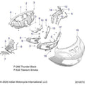 Body, Fairing Asm 1 All Options - 2021 Indian Challenger Standard