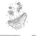 Body, Fairing Asm 2 All Options - 2020 Indian Chieftain Dark Horse