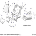 Body, Fairing Asm 3 All Options - 2021 Indian Challenger Limited
