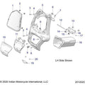 Body, Fairing Asm 3 All Options - 2022 Indian Challenger Standard