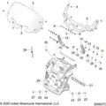 Body, Fairing Asm, Windshield Mount All Options - 2020 Indian Chieftain Standard Thunder Black