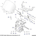 Body, Fairing Asm, Windshield Mount All Options - 2020 Indian Roadmaster Dark Horse