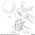 Body, Fairing Asm, Windshield Mount All Options - 2020 Indian Roadmaster Premium