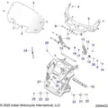 Body, Fairing Asm, Windshield Mount All Options - 2021 Indian Chieftain Dark Horse