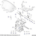 Body, Fairing Asm, Windshield Mount All Options - 2021 Indian Chieftain Elite
