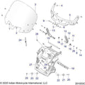 Body, Fairing Asm, Windshield Mount All Options - 2021 Indian Roadmaster