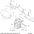 Body, Fairing Asm, Windshield Mount All Options - 2022 Indian Chieftain Premium