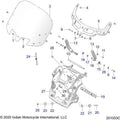 Body, Fairing Asm, Windshield Mount All Options - 2022 Indian Roadmaster