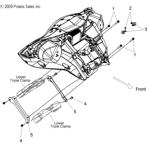 Body, Fairing, Mounting - 2014 Victory Cross Country/Touring/15Th Anniversary All Options - V14Da/Db/Dw/Tw/Zw36 Schematic 1955 OEM Schematic