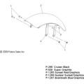 Body, Fender, Front - 2009 Victory Hammer/Hammer Sport All Options - V09Hb36/Hs36