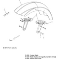 Body, Fender, Front - 2014 Victory Judge All Options - V14Mb36