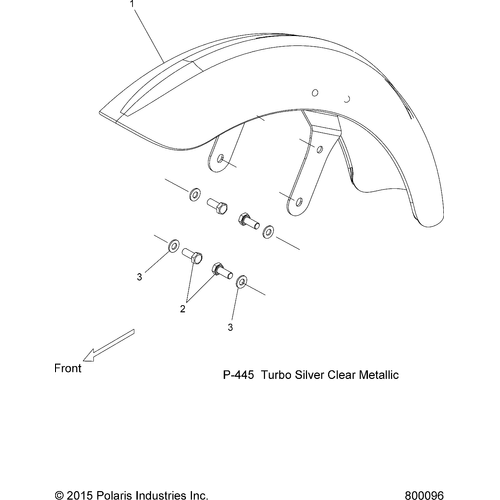 Body, Fender, Front - 2016 Victory Jackpot Intl Schematic 906 OEM Schematic