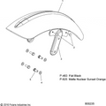 Body, Fender, Front - 2017 Victory High Ball All Options