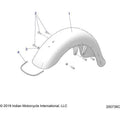 Body, Fender, Front All Options - 2021 Indian Chieftain Standard 116