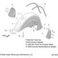 Body, Fender, Front All Options - 2021 Indian Springfield 111