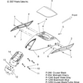 Body, Fender, Rear - 2008 Victory Hammer All Options - V08Hb26/Hs26