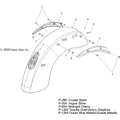 Body, Fender, Rear - 2010 Victory Kingpin All Options - V10Cb26/Pb26