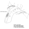 Body, Fender, Rear - 2011 Victory Kingpin All Options - V11Ca36/Cb36