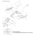 Body, Fender, Rear - 2013 Victory Hammer 8 Ball/S Intl - V13Ha36/Hs36