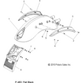 Body, Fender, Rear - 2013 Victory Highball All Options - V13Wb36