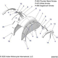 Body, Fender, Rear All Options - 2021 Indian Springfield Dark Horse Intl