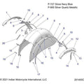 Body, Fender, Rear All Options - 2022 Indian Chieftain Premium