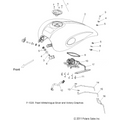 Body, Fuel Tank - 2012 Victory Kingpin - V12Cb36Np/Npc/Npa