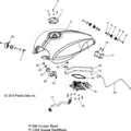 Body, Fuel Tank - 2014 Victory Boardwalk All Options - V14Rb36