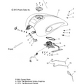 Body, Fuel Tank - 2014 Victory Highball All Options - V14Wb36