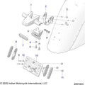 Body, License Plate Bracket/Rear Light Housing All Options - 2021 Indian Chieftain Dark Horse