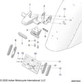 Body, License Plate Bracket/Rear Light Housing All Options - 2021 Indian Chieftain Premium