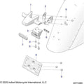 Body, License Plate Bracket/Rear Light Housing All Options - 2021 Indian Chieftain Standard 116
