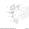 Body, License Plate Brkt/Rear Light Housing Mount All Options - 2021 Indian Springfield 116
