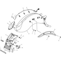 Body, Rear Fender And Taillight - 2003 Victory Victory Vegas All Options - V03Gb16