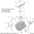 Body, Saddlebag Asm. All Options - 2021 Indian Challenger Dark Horse Schematic-23752 OEM Schematic